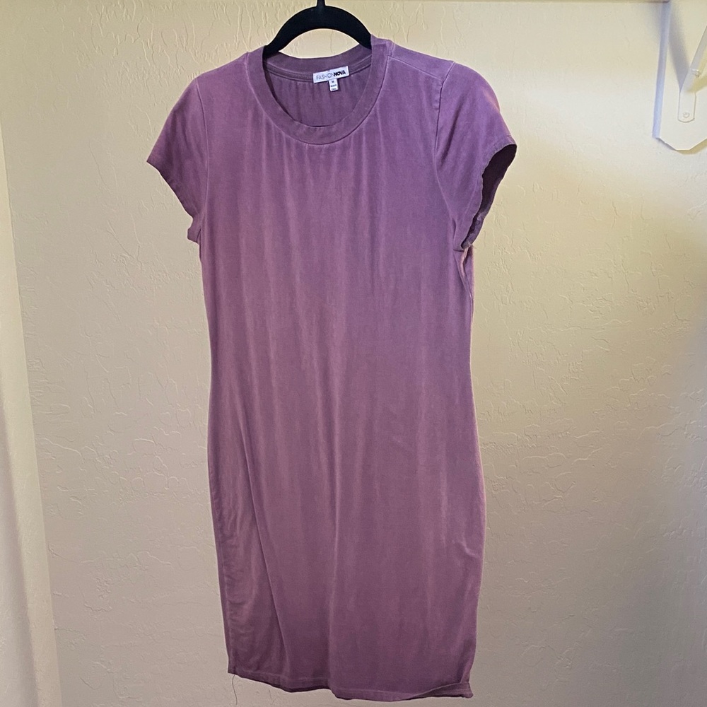 Purple Fashion Nova Women's Casual Stretch Dress 💜 💜 💜